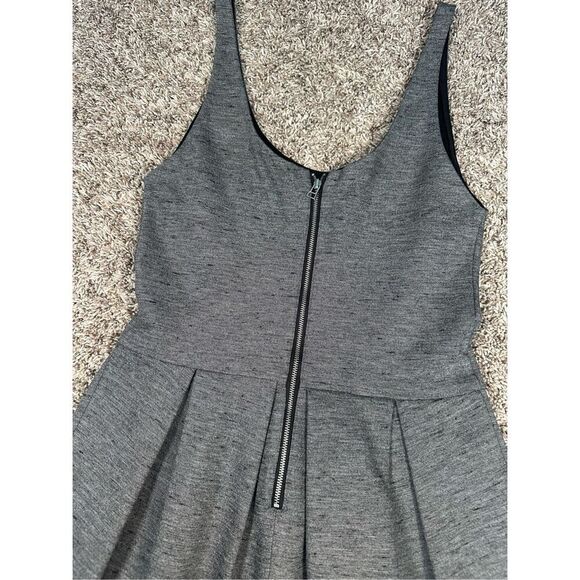 Wilfred Aritzia Gray Sleeveless Skater Mini Dress Size 4 Small Fit & Flare Twee - Picture 5 of 12